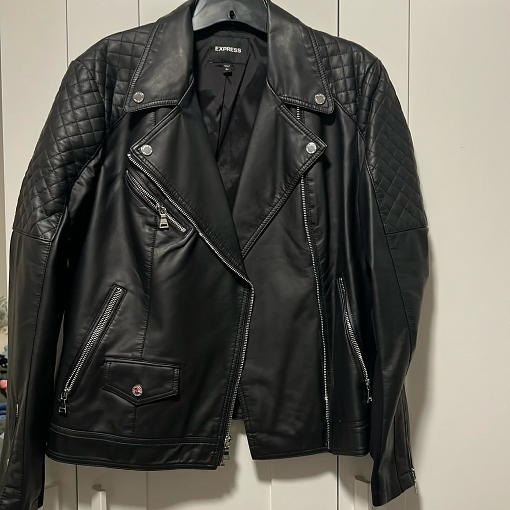 Express leather jacket